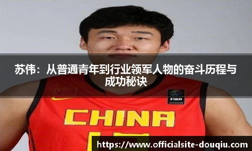 苏伟：从普通青年到行业领军人物的奋斗历程与成功秘诀